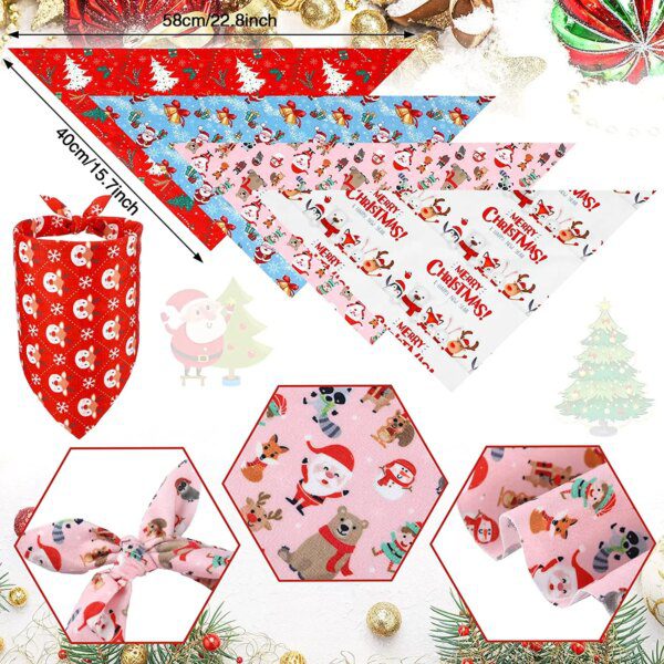 Bandana chien Saint-Patrick – Lot de 20 bandanas triangulaires