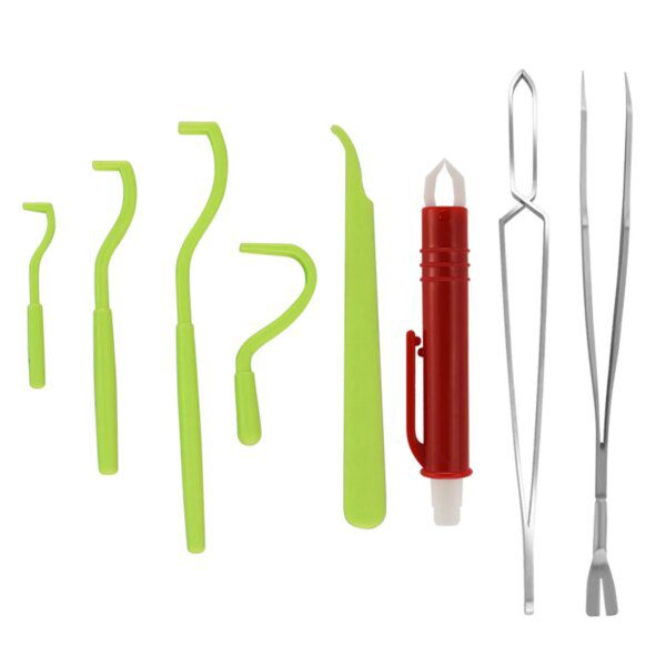 Kit anti-puces tiques 8 outils chien chat