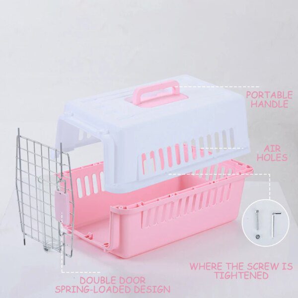 Caisse de transport aérienne respirante pour chat & chien – Format cabine