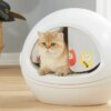 93123-9b7479.jpg Bac à Litière Capsule Spatiale pour Chat – Fermé, Anti-Éclaboussures