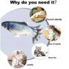 Jouet Interactif Électrique en Poisson pour Chat, Charge USB