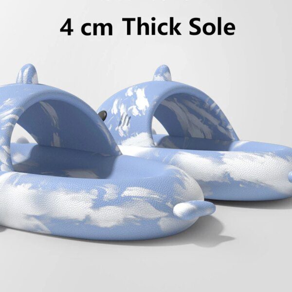 pantoufles de requin pour femmes et hommes, à la mode