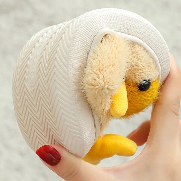 Pantoufles d'hiver antidérapantes pour enfants, chaussures d'intérieur pour filles et garçons, mignonnes diapositives de fourrure de dessin animé, chaussures de maison chaude pour enfants