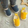 Pantoufles d'hiver antidérapantes pour enfants, chaussures d'intérieur pour filles et garçons, mignonnes diapositives de fourrure de dessin animé, chaussures de maison chaude pour enfants