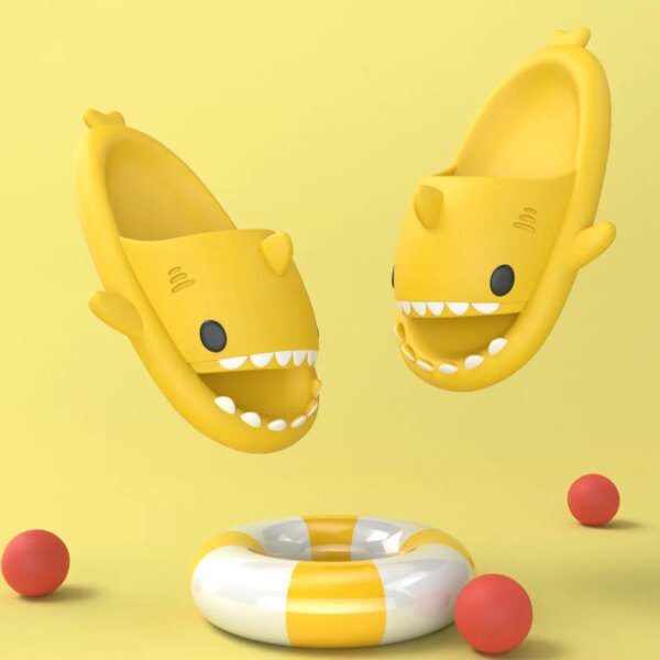 claquette requin – pantoufles requin pour femmes et hommes, antidérapantes