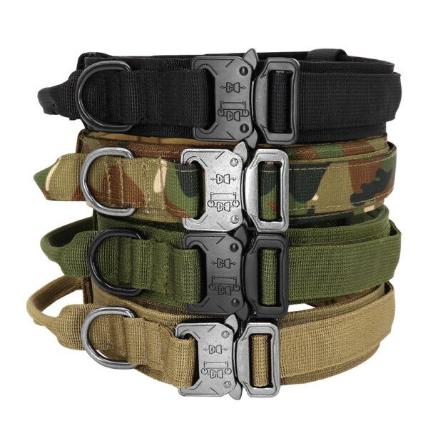 Collier Tactique Militaire pour Chien – Contrôle Absolu, Robustesse Terrain
