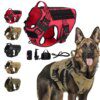 Harnais Chien Tactique Militaire MOLLE – Contrôle Maximum & Endurance