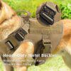 Harnais Chien Tactique Militaire MOLLE – Contrôle Maximum & Endurance