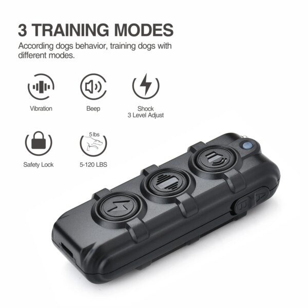 Collier Électrique d’Entraînement 400 m pour Chien – Contrôle à Distance