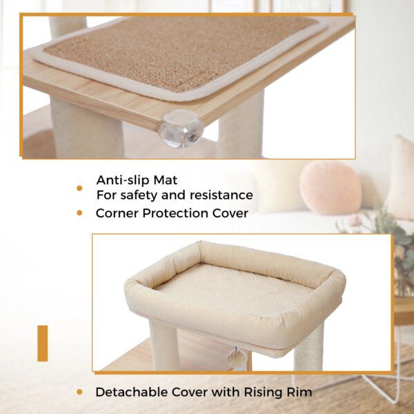 arbre a chat Armoire à plusieurs étages pour arbre à chat, meuble de luxe, tour à chat