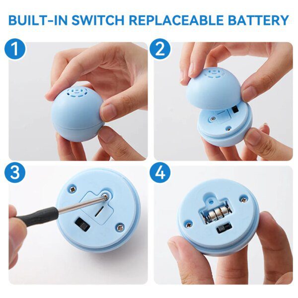 Balle interactive intelligente à roulement