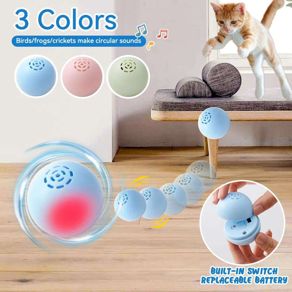 Balle interactive intelligente pour chien et chat