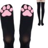 96424-11c295.jpg chaussette chat Patte De chat Cuisse Haute Chaussettes Gants Manches Mignon Doux 3D