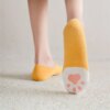 chaussette chat invisibles pour femmes, 3/5 paires/lot, dessin animé