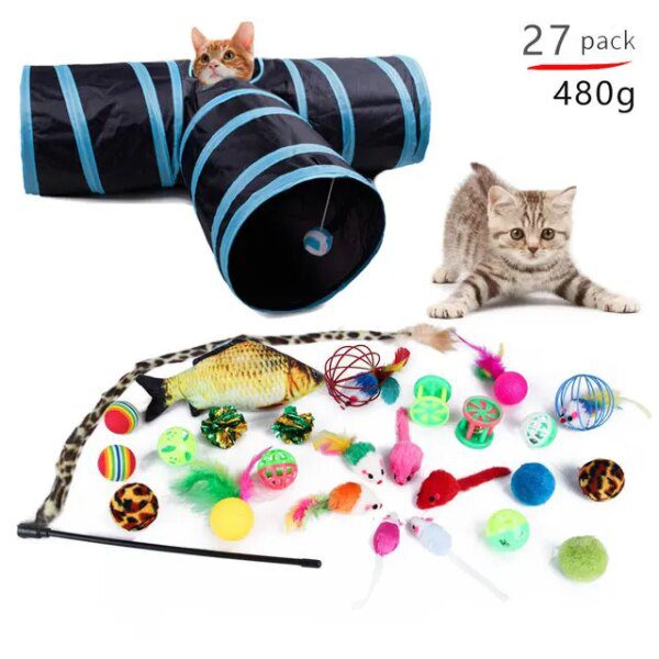 Kit de Jeu Tunnel du Chat & Souris – Balles Amusantes