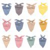 Bandana chien en coton à pois – Carré lavable & style doux