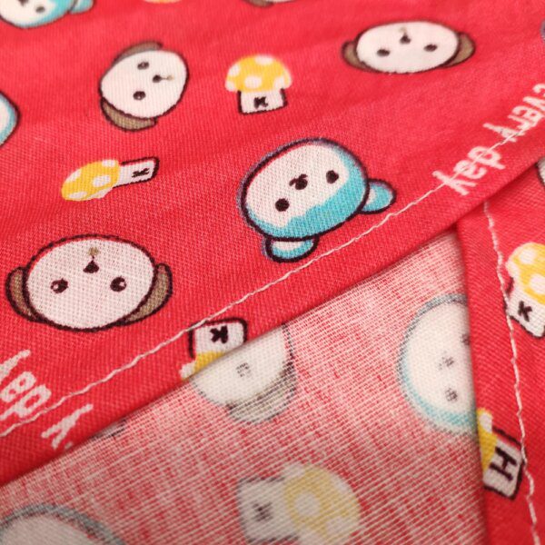 Bandana chien en coton respirant – Lot 10 / 40 / 80 pcs universelles 100% Coton