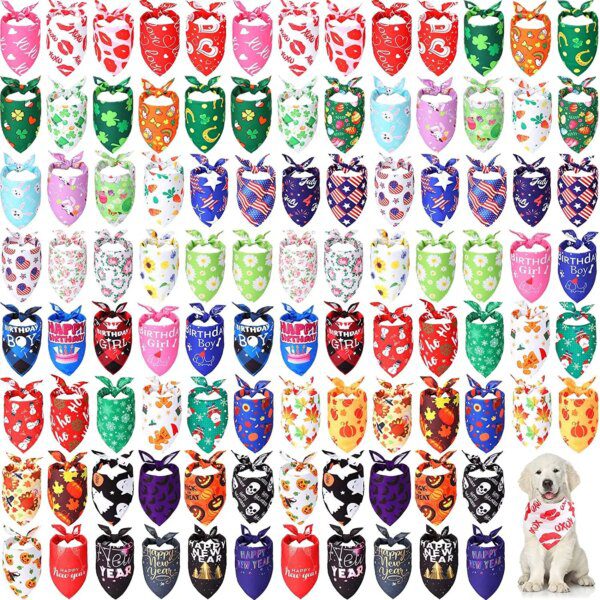 96917-f77800.jpg Bandana chien triangulaire lot thématique 30-50 pièces