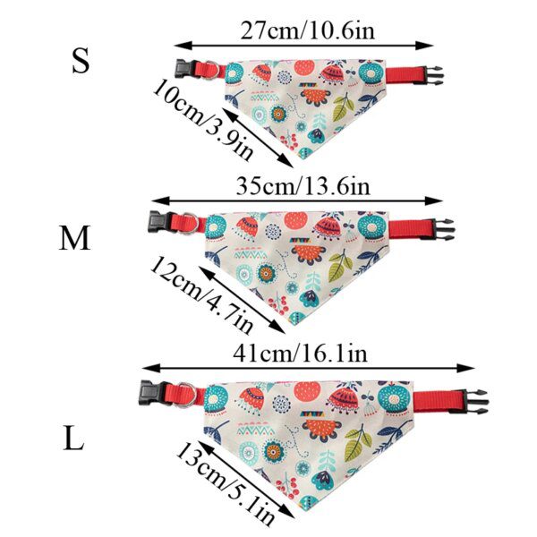 Bandana chien  réglable pour chien, grand foulard en coton pour animaux de compagnie, Plaid, nœud papillon lavable, accessoire pour chien