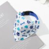Bandana chien en coton lavable – Grand foulard ajustable