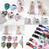 Bandana chien en coton lavable – Grand foulard ajustable