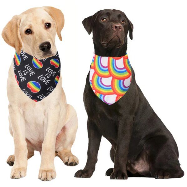 Bandana chien « Love is Love » – Mois de la fierté