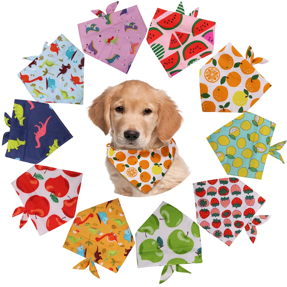 Bandana chien à carreaux classique – Serviette anti-salive