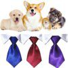 Cravate en Faux Collier pour Chien & Chat – Nœud Papillon Smoking Uni