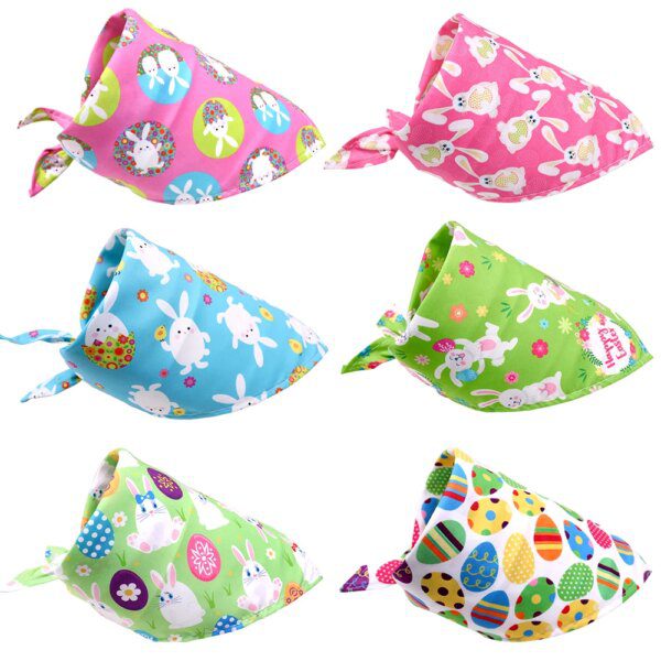 Bandana Nœud Papillon de Pâques pour Chien – Élégance festive