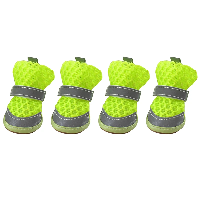 Green dog shoes S1