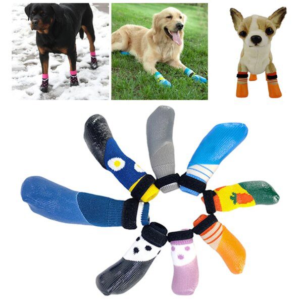 Bottes imperméables antidérapantes pour petit chien 🐾