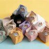 chaussette chat bateau en coton pour femmes, chaussettes à talons brodés