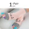 Chaussettes chat 5 doigts coton