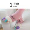 Chaussettes chat 5 doigts coton