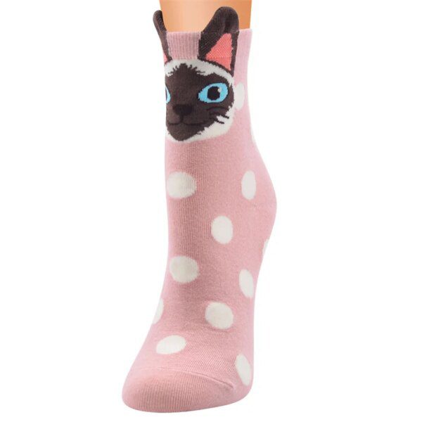 98798-c03e65.jpg chaussette chat coton bonne qualité heureux chaussettes femmes automne et hiver