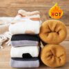 Chaussettes de sommeil en coton pour femmes, chaussettes de sol épaisses et chaudes pour l'hiver