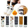 Chaussettes de sommeil en coton pour femmes, chaussettes de sol épaisses et chaudes pour l'hiver