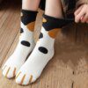 Chaussettes de sommeil en coton pour femmes, chaussettes de sol épaisses et chaudes pour l'hiver