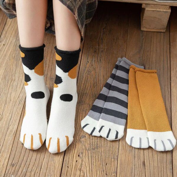 Chaussettes de sommeil en coton pour femmes, chaussettes de sol épaisses et chaudes pour l'hiver