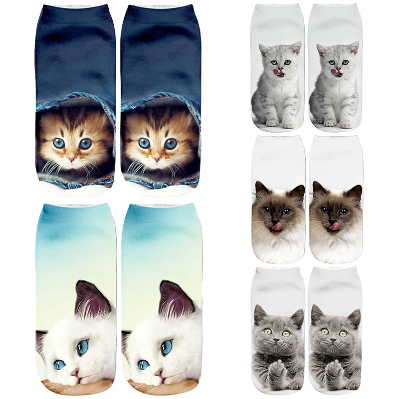 Chaussette amusantes vêtement chat - en coton, cadeau chat, cadeau chien