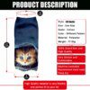 chaussette chat amusantes en coton imprimé 3D, unisexe, chaton de dessin animé
